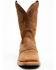 Image #4 - Double H Men's 11" Domestic I.C.E™ Roper Western Boots - Broad Square Toe , Brown, hi-res