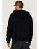 Image #4 - Hawx Men's Navy Pro Insulated Hooded Zip-Front Bomber Work Jacket , Navy, hi-res