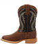 Image #3 - Durango Boys' Lil Rebel Pro Onyx Western Boots - Square Toe, Brown, hi-res