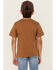 Image #4 - Carhartt Little Boys' Solid Short Sleeve Pocket T-Shirt , Medium Brown, hi-res