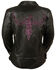 Image #3 - Milwaukee Leather Women's Concealed Carry Embroidered Phoenix Leather Jacket - 4X, , hi-res