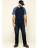 Image #6 - Hawx Men's Navy Midland Short Sleeve Baseball Work T-Shirt - Tall, Navy, hi-res
