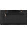 Image #2 - American West Women's Cow Town Black Tri-Fold Wallet, Black, hi-res