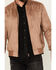 Image #3 - Moonshine Spirit&reg; Men's Flight Plan Faux Suede Bomber Jacket, Tan, hi-res