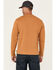 Image #4 - Lucky Brand Workwear Men's Solid Core Logo Long Sleeve Work Shirt, Brown, hi-res