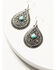 Image #1 - Shyanne Women's Bisbee Falls Silver Teardrop Earrings, Silver, hi-res