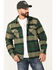 Image #1 - Brixton Men's Bowery Plaid Print Long Sleeve Button-Down Flannel Shirt, Dark Green, hi-res