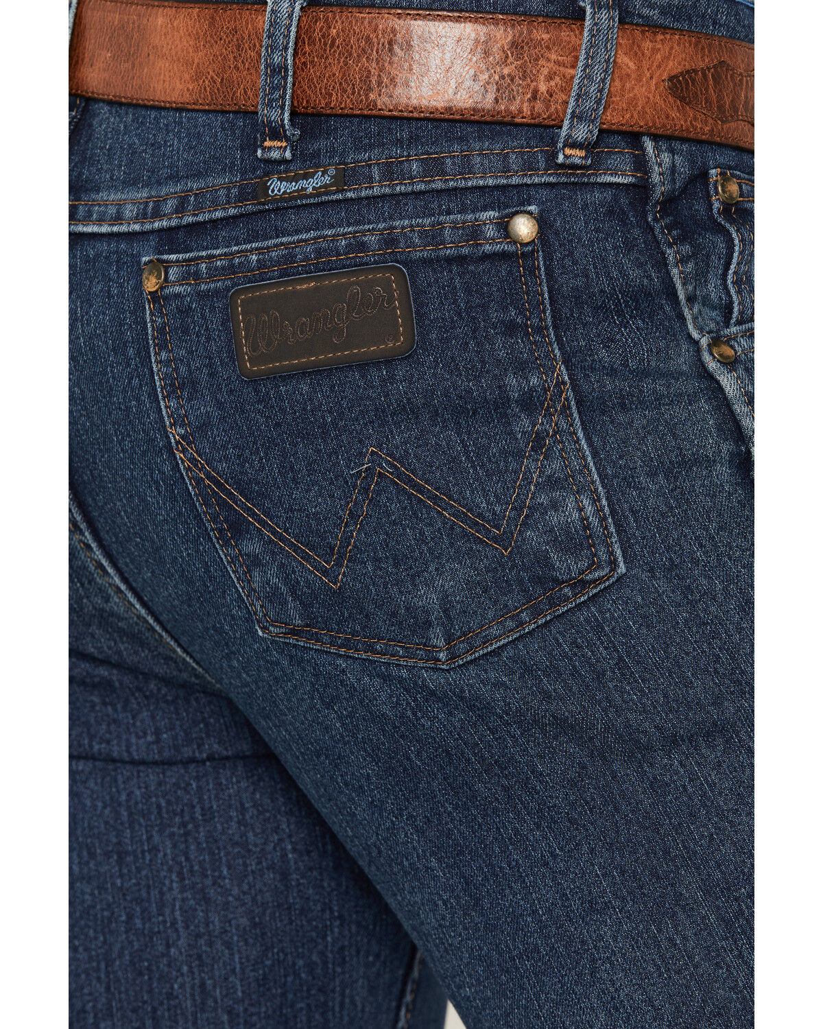 Image #4 - Wrangler Men's Midnight Rinse Premium Performance Cowboy Cut Slim Stretch Denim Jeans, Indigo, hi-res