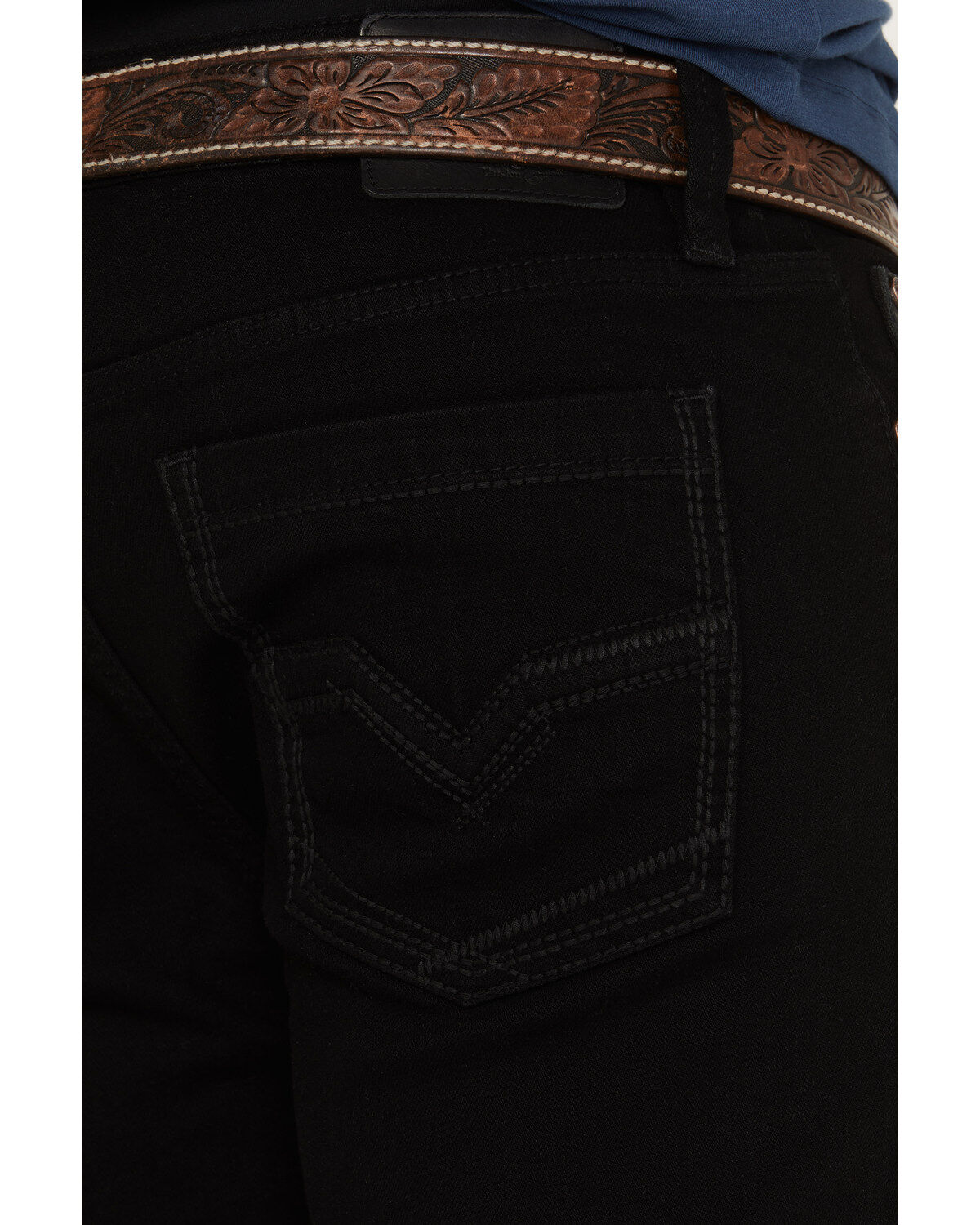 Image #4 - Moonshine Spirit&reg; Men's Night Star Wash Decker Slim Straight Stretch Denim Jeans, Black, hi-res