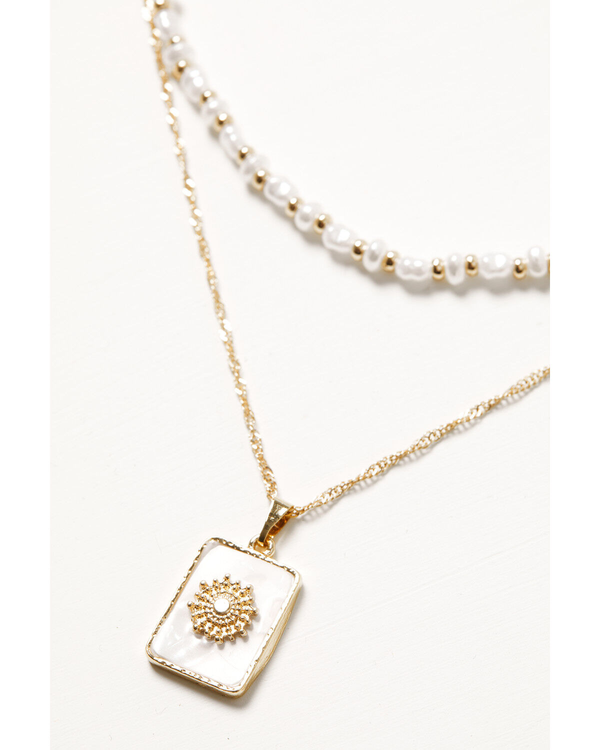 Image #2 - Shyanne Women's Sunburnt Layered Necklace, Gold, hi-res