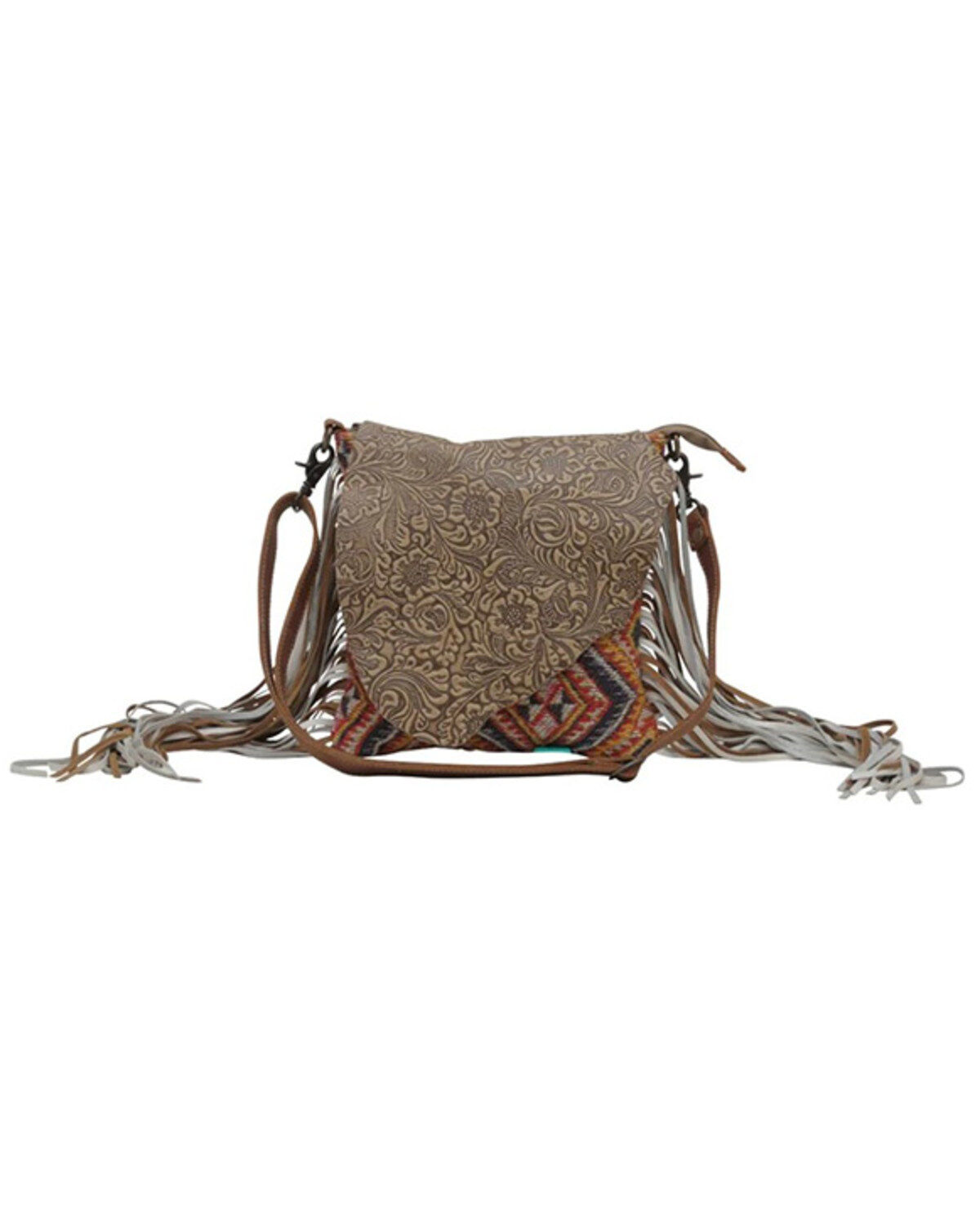 Myra Bag Women's Taupe Shape Concealed Carry Crossbody Bag, Multi, hi-res