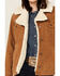 Image #3 - Wrangler Retro Women's Sherpa Jacket, Tan, hi-res