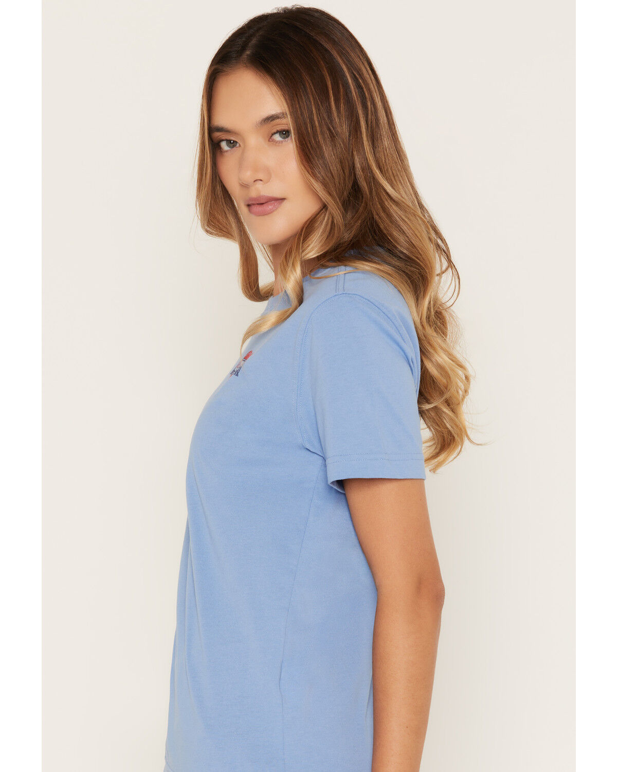 Image #3 - Carhartt Women's Irvine Relaxed Heritage Short Sleeve Graphic Tee, Blue, hi-res