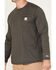 Image #3 - Carhartt Men's Force Relaxed Fit Midweight Long Sleeve Pocket T-Shirt , Black, hi-res