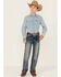 Image #1 - Ariat Boys' B4 Medium Wash Relaxed Bootcut Denim Jeans , Blue, hi-res