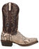 Image #2 - Dan Post Men's Exotic Python Western Boots - Square Toe, Natural, hi-res