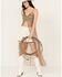 Image #1 - Wonderwest Women's Mountain Trail Embellished Mesh Maxi Cami, Brown, hi-res