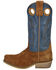 Image #3 - Smoky Mountain Boys' Whichita Western Boots - Square Toe, Brown/blue, hi-res