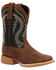 Image #1 - Durango Boys' Lil Rebel Pro Western Boots - Broad Square Toe, Brown, hi-res