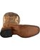 Image #5 - Circle G Women's Cross Embroidered Square Toe Western Boots, Chocolate, hi-res
