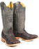 Image #2 - Tin Haul Men's Derrick Western Boots - Broad Square Toe , Brown, hi-res