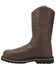 Image #3 - Laredo Men's Rake Western Work Boots - Steel Toe, Brown, hi-res