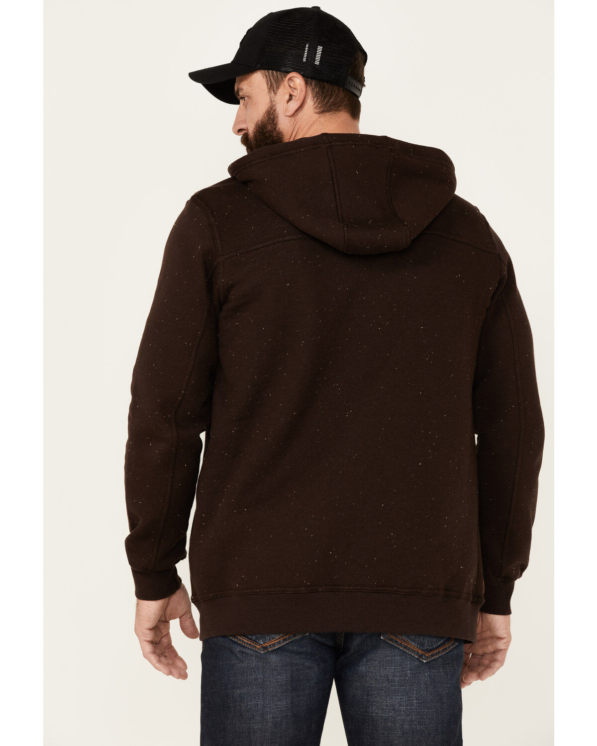 Image #4 - Moonshine Spirit&reg; Men's Brown Koa Wood Zip-Front Hooded Jacket, Brown, hi-res
