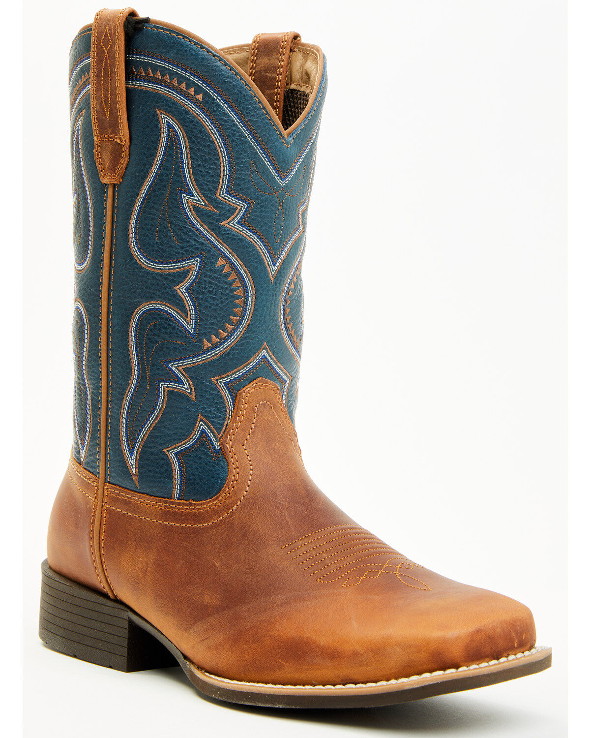 Image #1 - Cody James Cush Core&reg; Men's Maverick Performance Western Boots - Broad Square Toe, Blue, hi-res