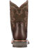 Image #4 - Lucchese Women's Ruth Western Boots - Round Toe, Chocolate, hi-res