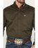 Image #3 - Ariat Men's Logo Solid Twill Long Sleeve Button-Down Western Shirt - Tall, Olive, hi-res