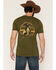 Image #1 - Pendleton Men's Western Company Short Sleeve Graphic T-Shirt, Olive, hi-res