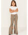 Image #1 - Rock & Roll Denim Girls' Serape Stripe Print Flare Jeans, Multi, hi-res