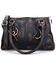 Image #1 - Bed Stu Women's Rockababy Tie Dye Leather Satchel Bag, Black, hi-res