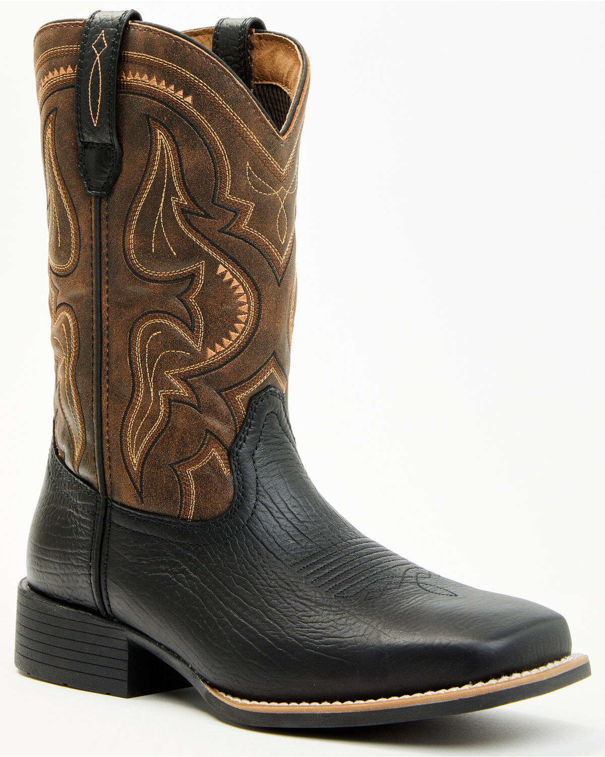 Image #1 - Cody James Cush Core&reg; Men's Maverick Performance Western Boots - Broad Square Toe, Black, hi-res