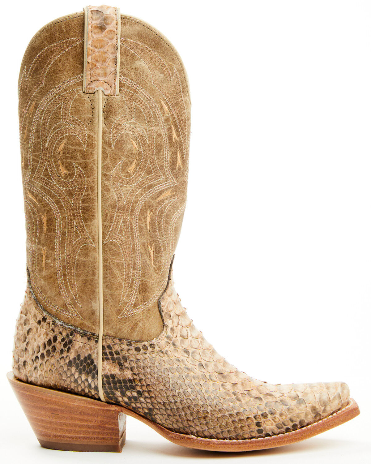Image #2 - Shyanne Women's Exotic Python Western Boots - Snip Toe, Gold, hi-res