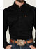 Image #3 - Ariat Men's Solid Twill Long Sleeve Western Woven Shirt, Black, hi-res