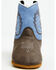 Image #4 - Boot Barn Infant Kid's Carter Poppets - Round Toe, Blue, hi-res