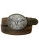 Image #1 - Cody James Men's Longhorn Berry Edge Buckle Belt, Tan, hi-res