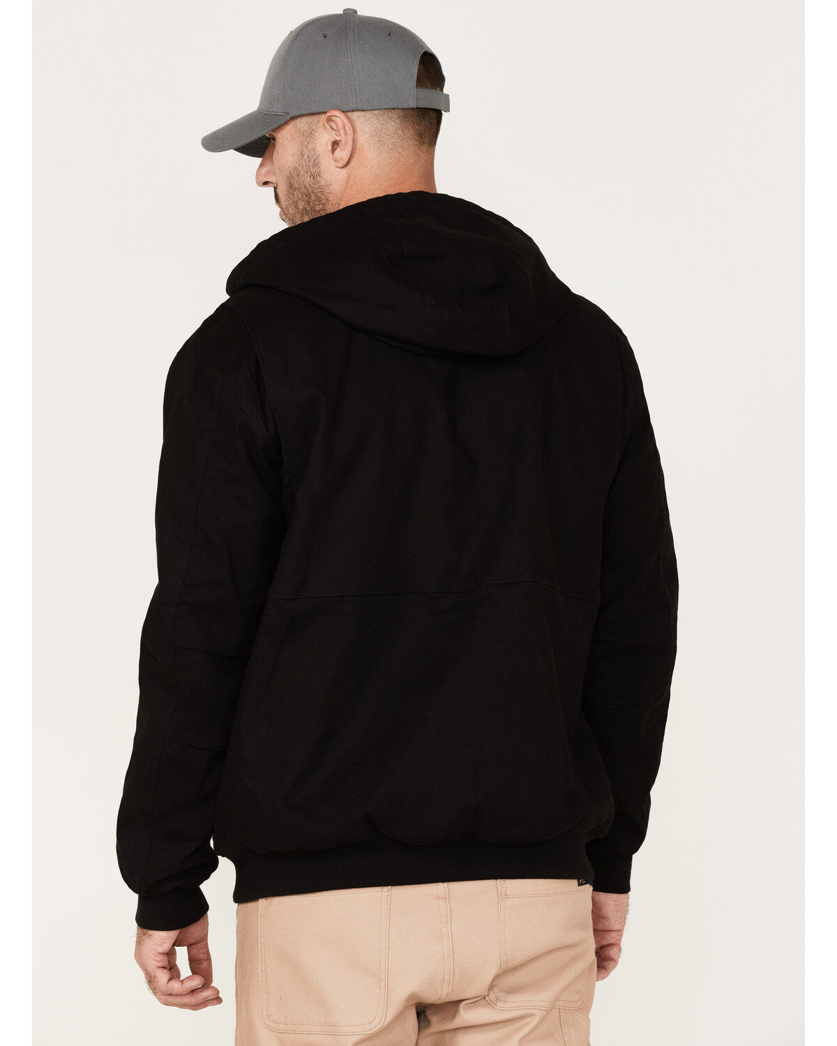 Image #4 - Hawx Men's Pro Hooded Bomber Jacket, Black, hi-res