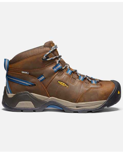 Image #2 - Keen Men's Detroit XT Waterproof Work Boots - Steel Toe, Brown, hi-res