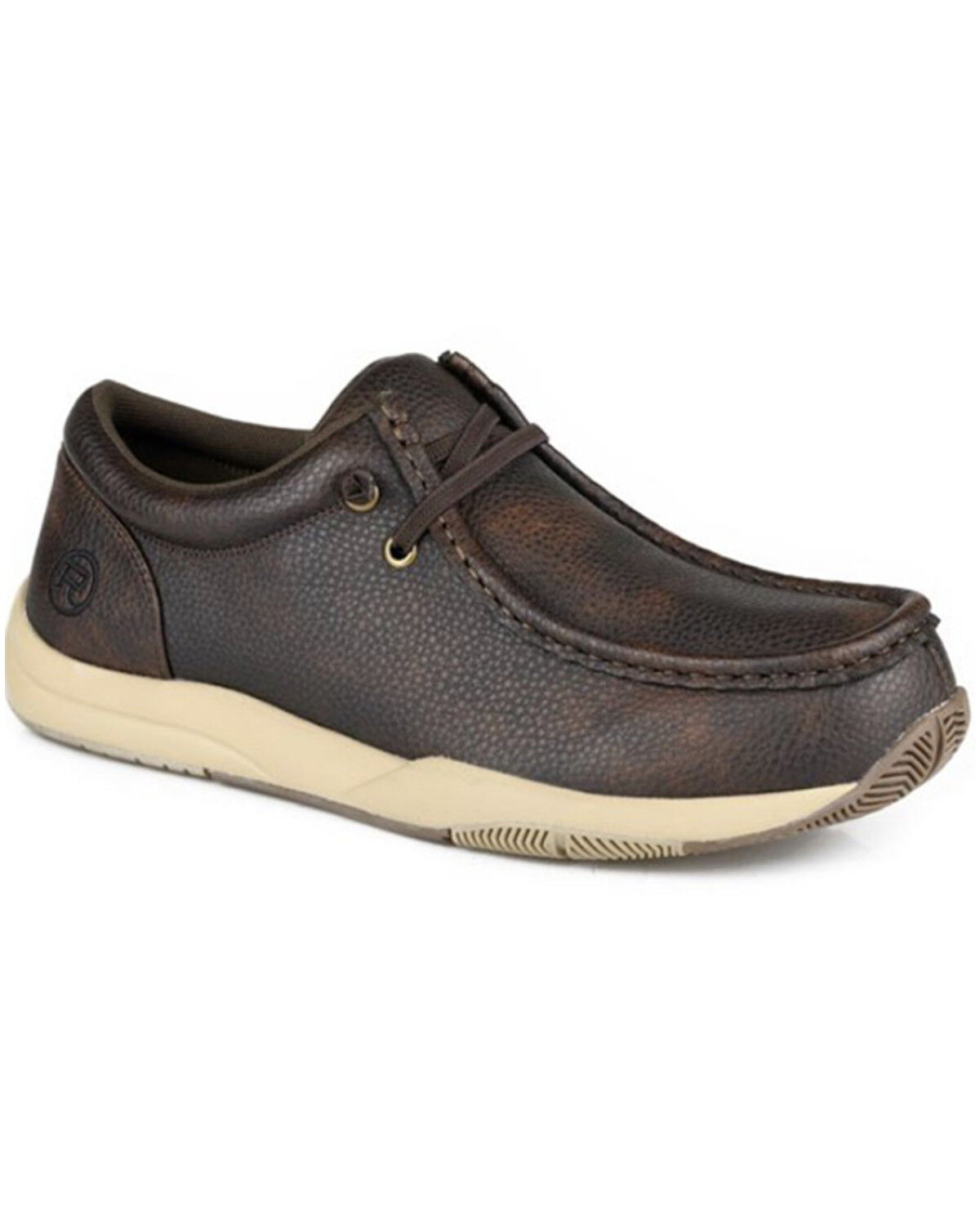 Image #1 - Roper Men's Clearcut Low Casual Shoes - Moc Toe, Brown, hi-res