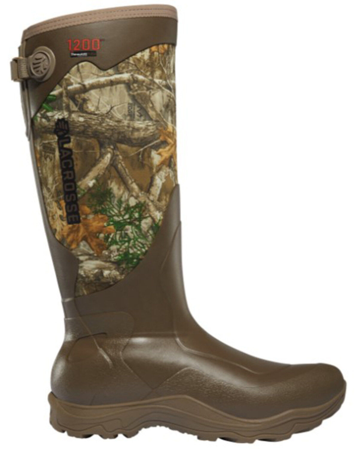 LaCrosse Men's 17" Alpha Agility RealTree Edge 1200G Hunting Boots - Round Toe, Hunter Green, hi-res
