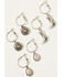 Image #3 - Shyanne Women's Moonbeam Western Earrings Set - 6 Piece, Silver, hi-res