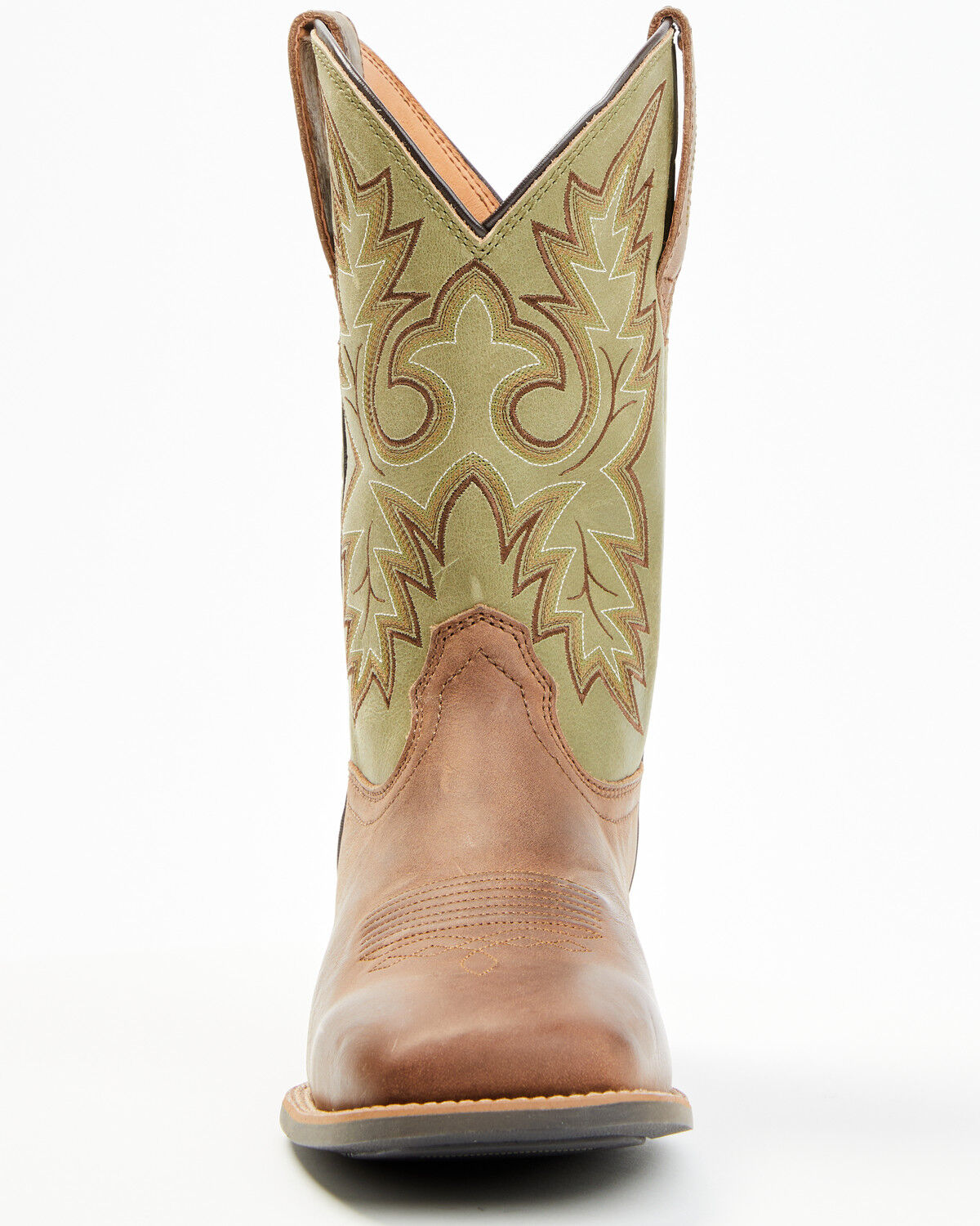 Image #4 - Cody James Men's Badge Xero Gravity&trade; Performance Western Boots - Broad Square Toe, Brown, hi-res