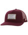 Image #1 - Hooey Doc Ball Cap, Maroon, hi-res