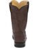 Image #5 - Justin Men's Classics Deerlite Roper Western Boots - Medium Toe, Dark Brown, hi-res