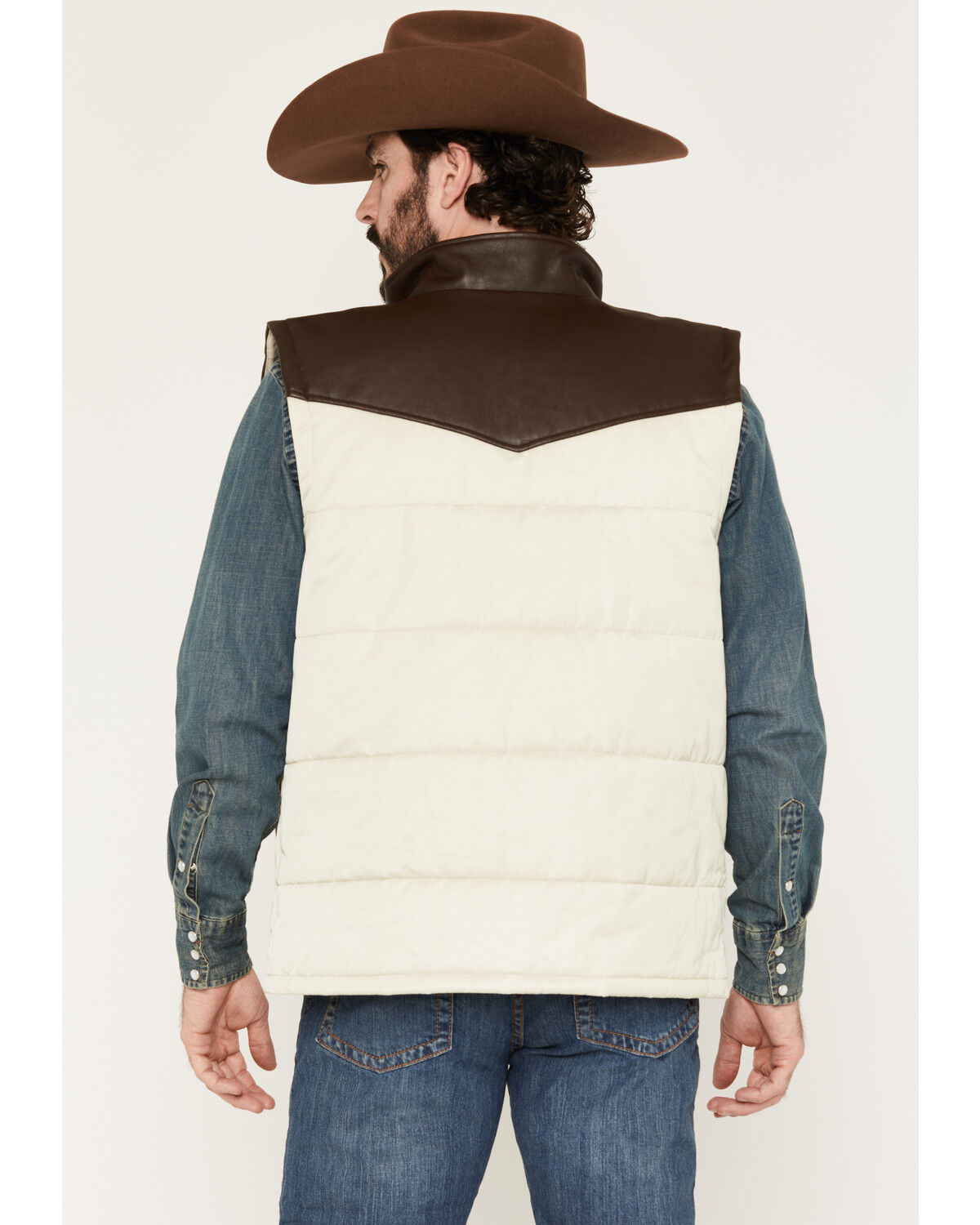 Image #4 - Cody James Men's Drummond Quilted Puffer Vest, Sand, hi-res