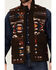 Image #3 - RANK 45® Men's Southwestern Print Softshell Vest, Coffee, hi-res