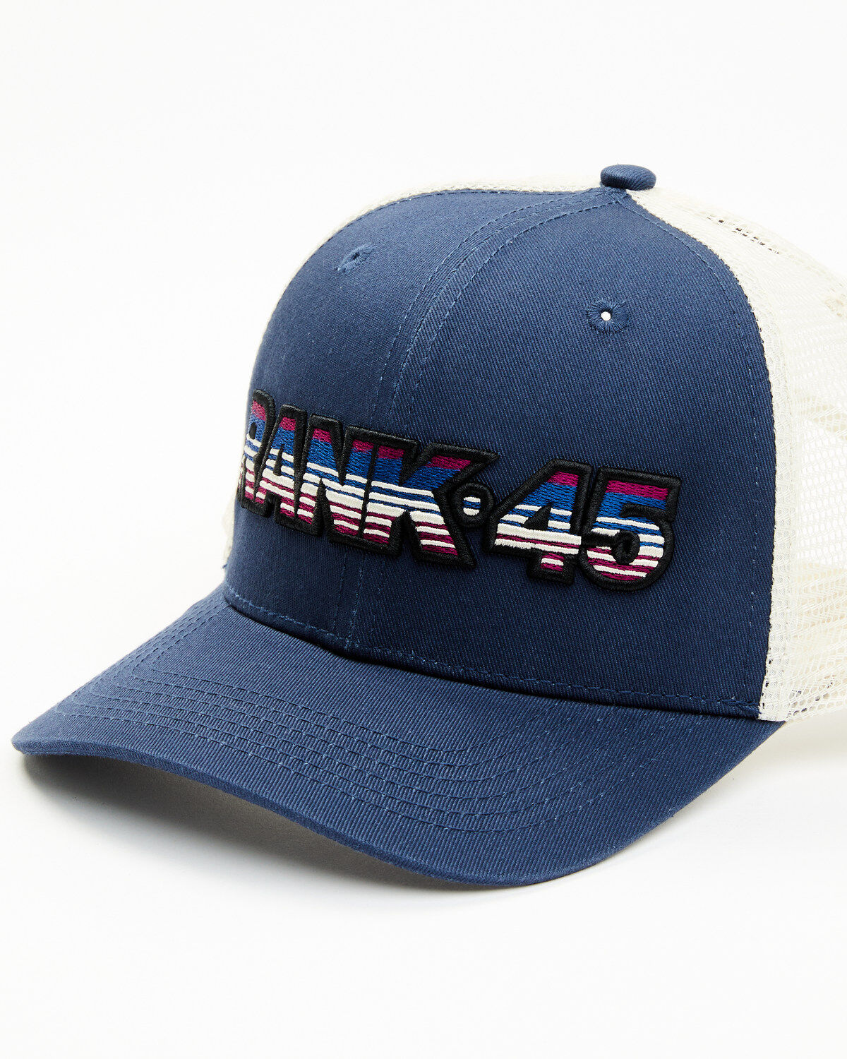 Image #1 - RANK 45&reg; Women's Serape 3D Embroidered Baseball Cap, Teal, hi-res