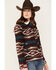 Image #2 - Cinch Women's Southwestern Corduroy Plush Fleece Trucker Jacket, Multi, hi-res